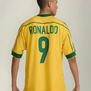 Camisa Retrô Brasil Ronaldo Fenômeno 1998